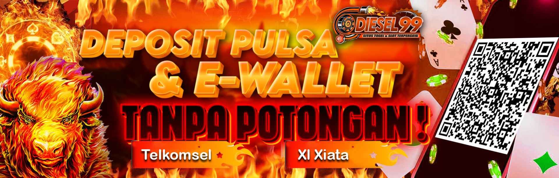 DEPOSIT PULSA TANPA POTONGAN